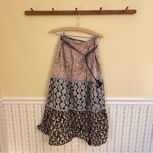 BRAND NEW WOT Susan Graver Patterned Midi Skirt